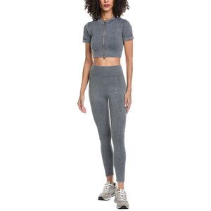 Marion Womens  2Pc Seamless Pan & Top Set, Blue